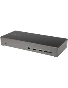 StarTech.com Dock USB type C - Docking station USB C con triplo monitor 4K - Power Delivery 100W - DP 1.4 Alt Mode & DSC, 2x Dis