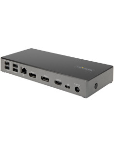 StarTech.com Dock USB type C - Docking station USB C con triplo monitor 4K - Power Delivery 100W - DP 1.4 Alt Mode & DSC, 2x Dis 2