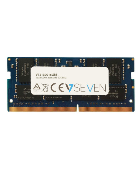 V7 16GB DDR4 PC4-21300 - 2666MHZ 1.2V SO DIMM Modulo di Memoria per Laptop - V72130016GBS