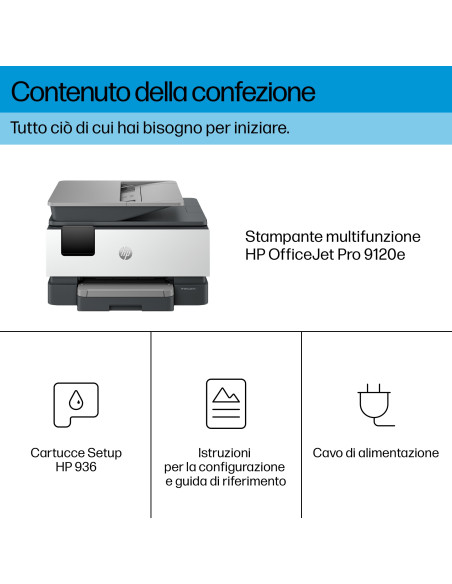 HP OfficeJet Pro Stampante multifunzione 9120e