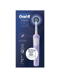 Oral-B Vitality Spazzolino Elettrico Ricaricabile Pro Viola, 2 Testine 2