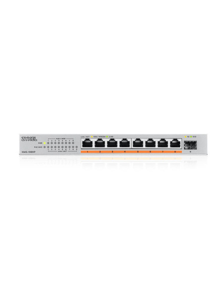 Zyxel XMG-108HP Non gestito 2.5G Ethernet (100/1000/2500) Supporto Power over Ethernet (PoE)