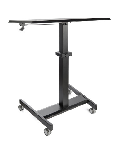 StarTech.com Scrivania Sit-Stand per lavorare in piedi o seduti - Postazione di lavoro ergonomica mobile e regolabile in altezza