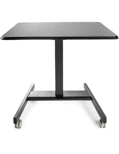 StarTech.com Scrivania Sit-Stand per lavorare in piedi o seduti - Postazione di lavoro ergonomica mobile e regolabile in altezza