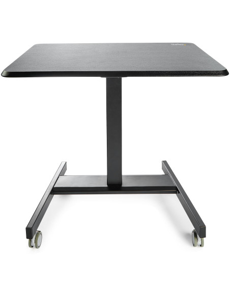 StarTech.com Scrivania Sit-Stand per lavorare in piedi o seduti - Postazione di lavoro ergonomica mobile e regolabile in altezza