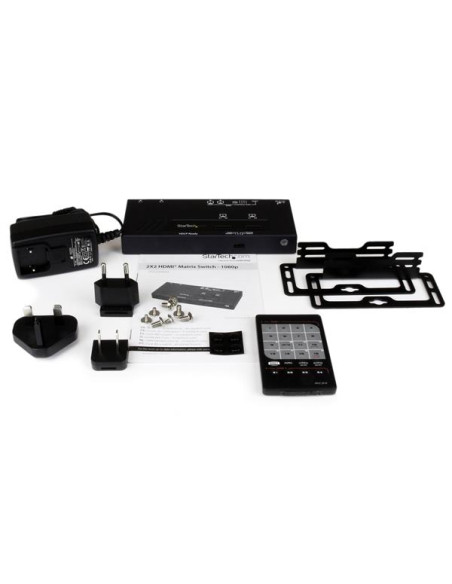 StarTech.com Switch matrice HDMI 2x2 con commutazione automatica e prioritaria - 1080p