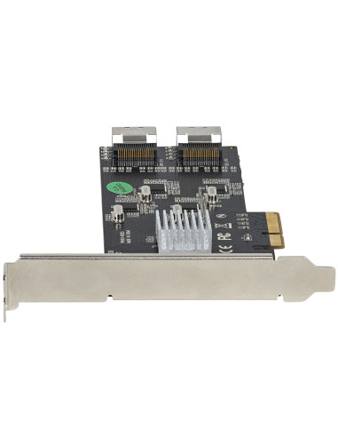 StarTech.com Scheda SATA PCI Express a 8 porte - Adattatore/convertitore PCI Express GEN 2 per SSD/HDD SATA 3 con 4 Controller H