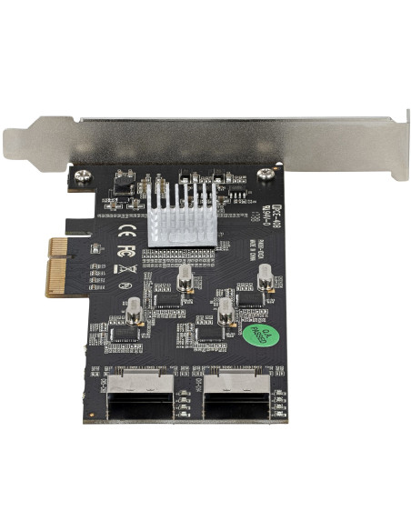 StarTech.com Scheda SATA PCI Express a 8 porte - Adattatore/convertitore PCI Express GEN 2 per SSD/HDD SATA 3 con 4 Controller H