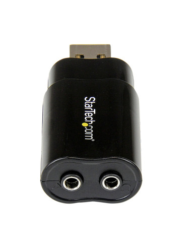 StarTech.com Scheda Audio Esterna Stereo USB 2.0 - Adattatore esterno scheda audio Stereo USB 2.0 a 3,5 mm Jack audio
