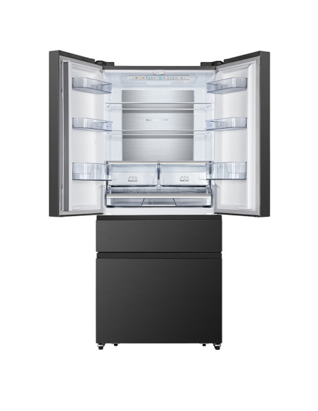 Hisense RF540N4SBF2 frigorifero side-by-side Libera installazione 533 L E Nero