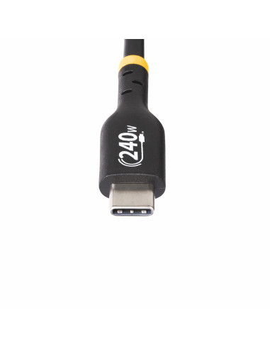 StarTech.com Cavo di Ricarica USB-C da 2m, cavo USB-C certificato USB-IF, 240W PD EPR, cavo trasferimento dati USB 2.0 Tipo-C pe