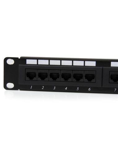 StarTech.com Patch Panel Cat 6 a 24 porte 1U - Pannello di cablaggio per rete Cat6