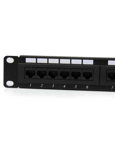 StarTech.com Patch Panel Cat 6 a 24 porte 1U - Pannello di cablaggio per rete Cat6
