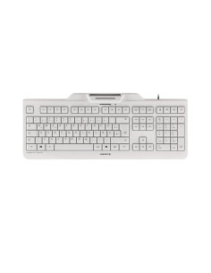 CHERRY KC 1000 SC tastiera Ufficio USB QWERTZ Tedesco Grigio