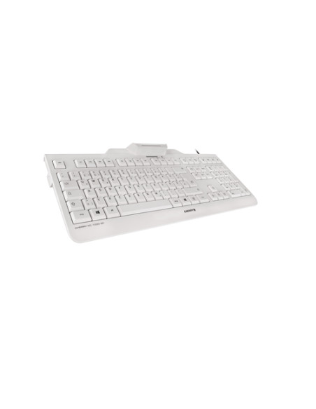 CHERRY KC 1000 SC tastiera Ufficio USB QWERTZ Tedesco Grigio