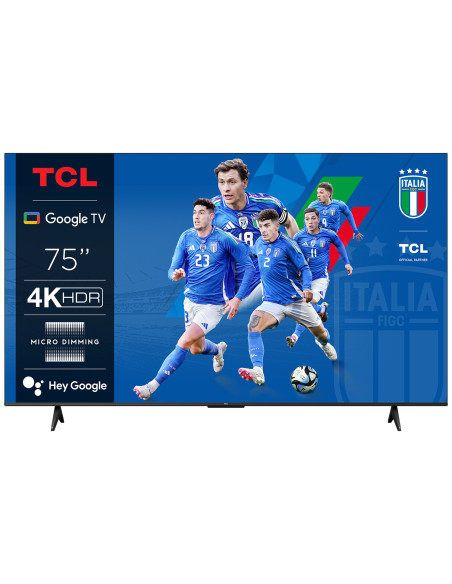 TCL P61 Smart TV Ultra HD 4K 75" 75P61B, Dolby Audio, Controlli vocali, Google TV