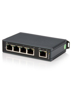StarTech.com Switch di rete Commutatore Industriale Ethernet a 5 porte - Guida DIN / Montabile a parete