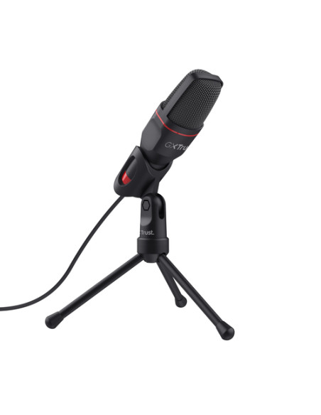 Trust GXT 212 Nero, Rosso Microfono per PC