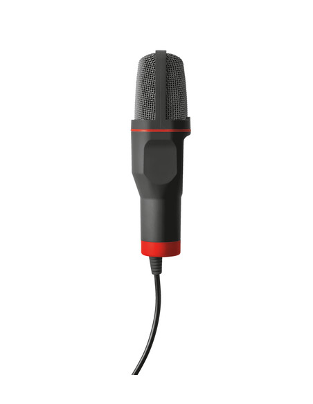 Trust GXT 212 Nero, Rosso Microfono per PC
