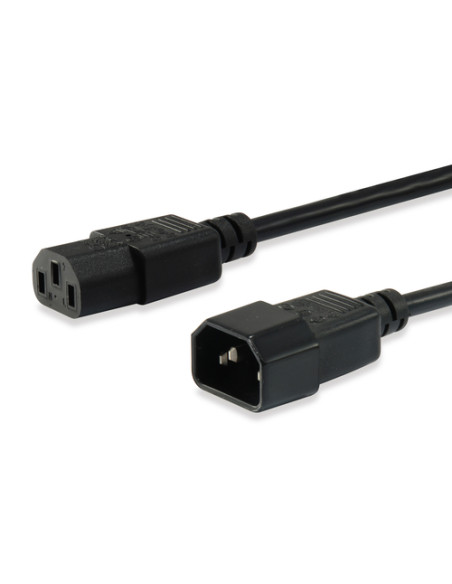 Equip 112101 Nero 3 m Accoppiatore C13 Accoppiatore C14