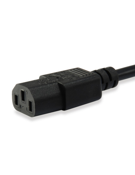 Equip 112101 Nero 3 m Accoppiatore C13 Accoppiatore C14