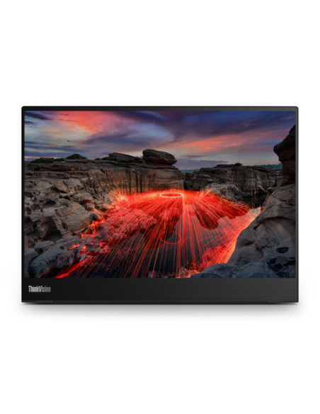 Lenovo ThinkVision M14t Monitor PC 35,6 cm (14") 2240 x 1400 Pixel 2.2K LED Touch screen Nero