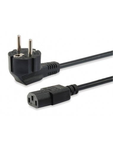 Equip 112121 Nero 3 m Spina di alimentazione di tipo F Accoppiatore C13