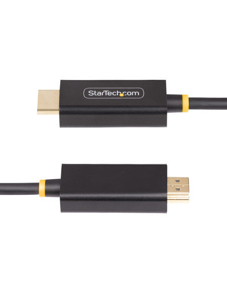 StarTech.com Cavo da DisplayPort a HDMI da 3m, 4K 60 Hz con HDR, Adattatore da DisplayPort a HDMI 2.0b, Convertitore video attiv