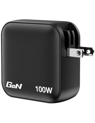 Verbatim Mini GaN Charger 100W Universale Nero AC Ricarica rapida Interno