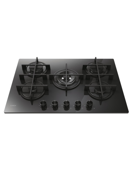 Candy CVG74WTB Nero Da incasso 75 cm Gas 5 Fornello(i)