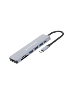 Conceptronic DONN19G replicatore di porte e docking station per laptop Cablato USB 3.2 Gen 1 (3.1 Gen 1) Type-C Grigio 2