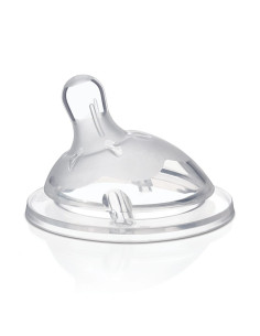 Chicco 00081011100000 biberon Silicone Rotondo Flusso lento