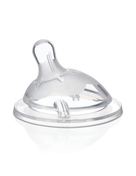 Chicco 00081011100000 biberon Silicone Rotondo Flusso lento