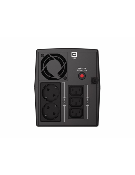 Conceptronic ZEUS08EM gruppo di continuità (UPS) A linea interattiva 1,5 kVA 900 W 5 presa(e) AC