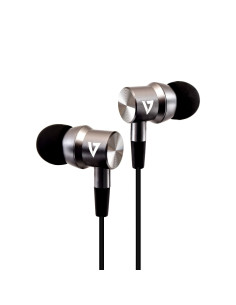 V7 Auricolari stereo con isolamento acustico di 3,5 mm con microfono in linea, iPad, iPhone, mp3, iPod, iPad, tablet, smartphone