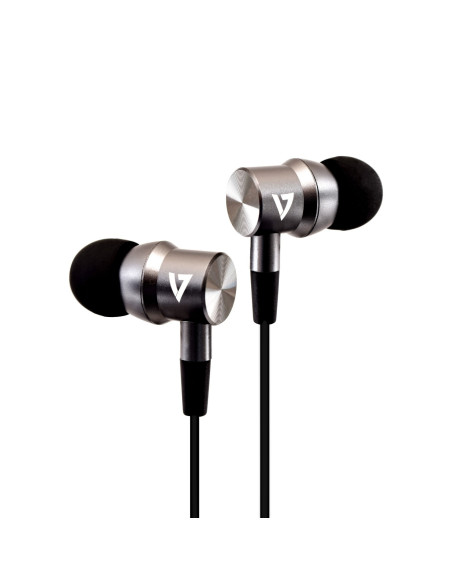 V7 Auricolari stereo con isolamento acustico di 3,5 mm con microfono in linea, iPad, iPhone, mp3, iPod, iPad, tablet, smartphone