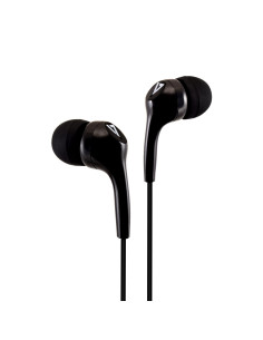 V7 Auricolari stereo, leggeri, isolamento acustico intrauricolare, 3,5 mm, nero