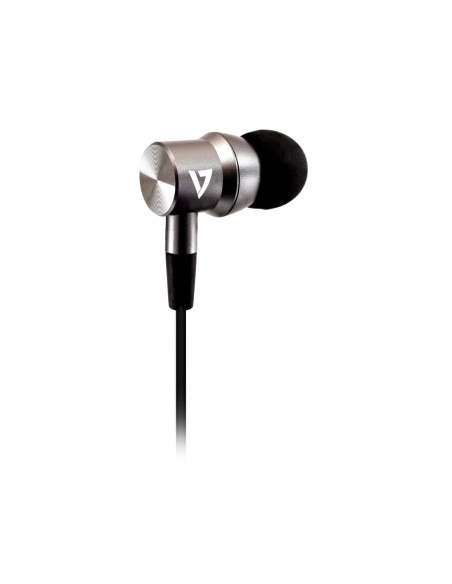 V7 Auricolari stereo con isolamento acustico di 3,5 mm con microfono in linea, iPad, iPhone, mp3, iPod, iPad, tablet, smartphone