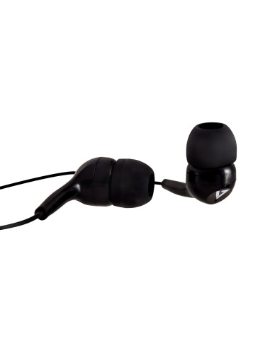V7 Auricolari stereo, leggeri, isolamento acustico intrauricolare, 3,5 mm, nero
