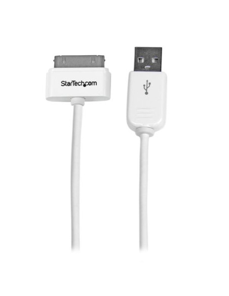 StarTech.com Cavo connettore dock Apple 30 pin da 1 m a USB per iPhone / iPod / iPad con connettore a gradino