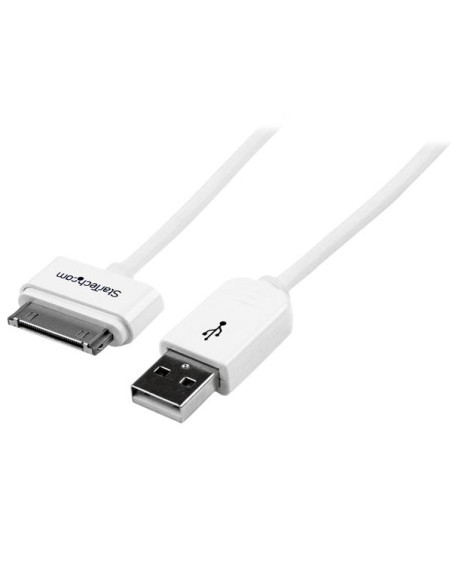 StarTech.com Cavo connettore dock Apple 30 pin da 1 m a USB per iPhone / iPod / iPad con connettore a gradino