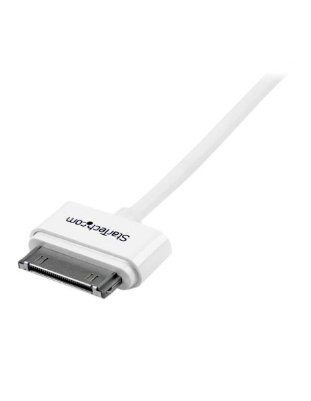 StarTech.com Cavo connettore dock Apple 30 pin da 1 m a USB per iPhone / iPod / iPad con connettore a gradino
