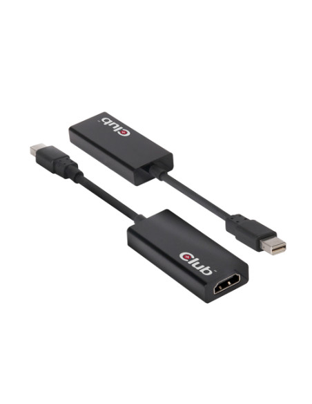CLUB3D CAC-1170 adattatore per inversione del genere dei cavi Mini DisplayPort 1.2 HDMI 2.0 Nero