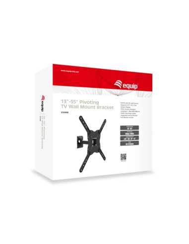 Equip Staffa per montaggio a parete TV girevole da 23” a 55”