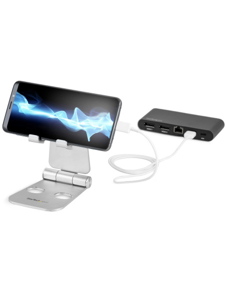 StarTech.com Supporto per tablet e telefono - Porta tablet universale pieghevole per dispositivi mobili da 4 a 13" - Reggi table