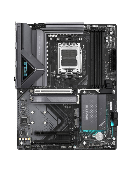 GIGABYTE X870 EAGLE WIFI7 Scheda Madre - Supporta CPU AMD Ryzen 9000, 14+2+2 fasi VRM, fino a 8000MHz DDR5 (OC), 1xPCIe 5.0 + 2x