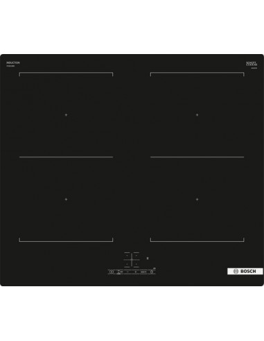 Bosch Serie 4 PVQ611BB6E Piano cottura a induzione 60 cm Nero, senza profili