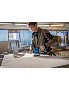 Bosch GEX 34-150 Professional Levigatrice orbitale casuale 12000 Giri/min 24000 OPM Nero, Blu, Grigio, Rosso 2