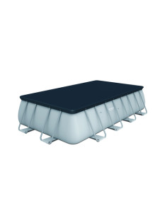 Bestway Power Steel Piscina Rettangolare mis. 488x244xh122 cm - 56670 - il kit include pompa filtro, cartuccia, copertura, scale 2