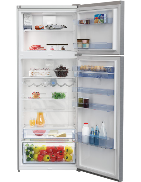 Beko RDNE455E30DZXBN Libera installazione 402 L F Metallico